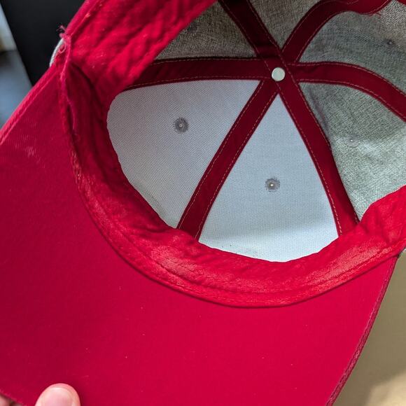 Vintage Toyota TRD Baseball Cap Hat Gray Red Racing Development Cars Unisex - Picture 6 of 8